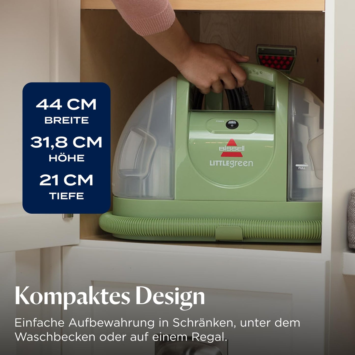BISSELL Little Green, Polsterreiniger Gerät, Teppichreiniger für Allt
